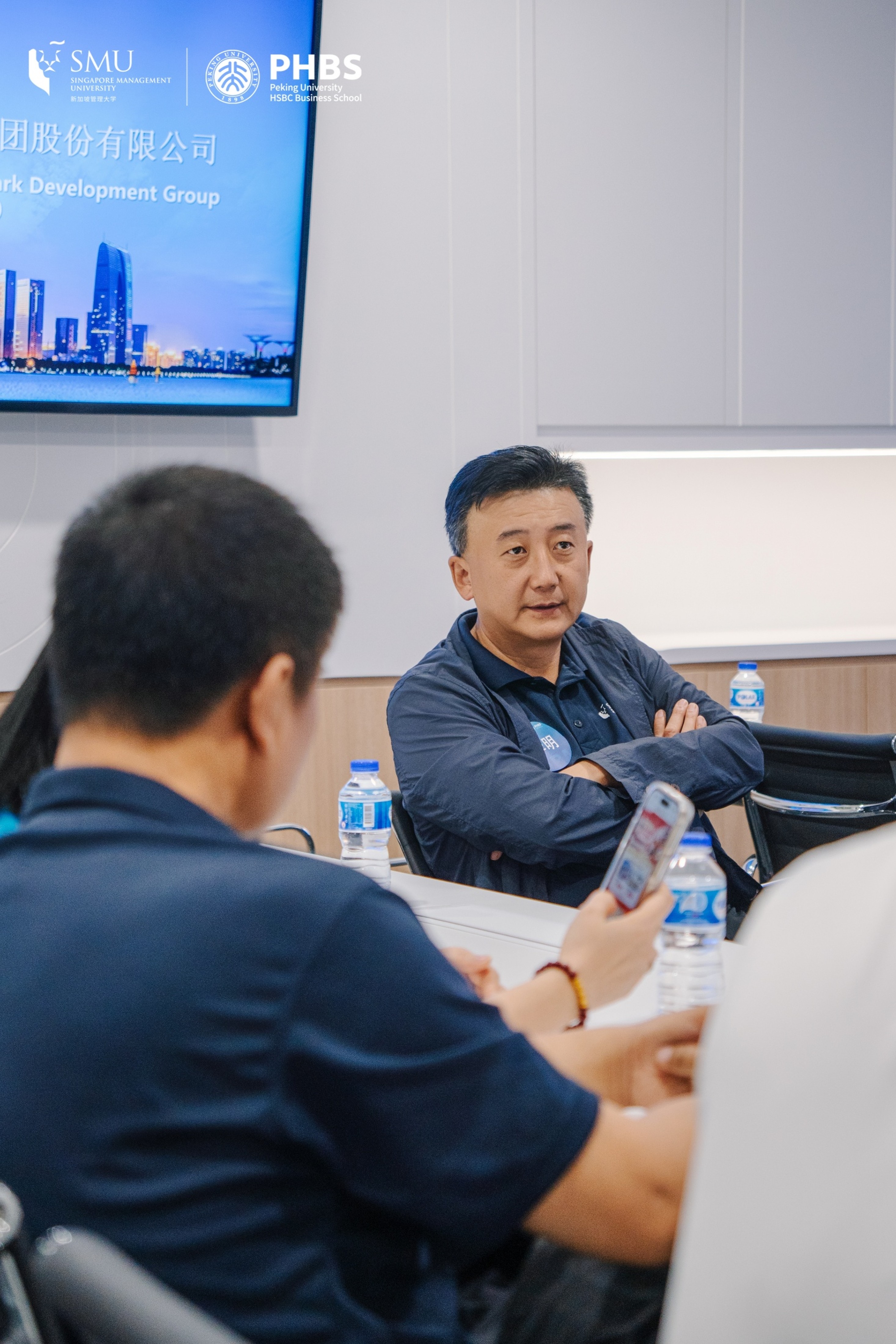 students listening in class